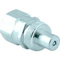 Shinn Fu America-Bva Hydraulics BVA Hydraulic Coupler Regular Flow Male Side, 3/8in-18 NPTF CR38M